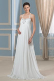 Robe de mariée Empire Maternité Sans Manches taille haute Printemps