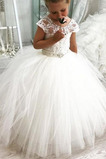 Robe Cortège Fille Printemps Manquant À la masse Elégant Tissu Dentelle