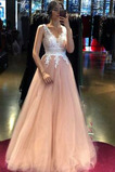 Robe de Soirée Au Drapée Tulle Manquant Col en V Foncé Sans Manches