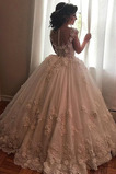 Robe de mariée Longue Printemps Perle Salle Soie Sans Manches