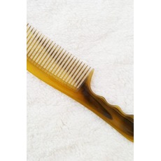 Simple vente jaune chaud raffinement plat peigne tendon de bœuf petit miroir & peigne