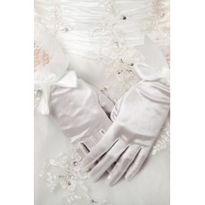 Gants de mariage Classique Taffetas Eglise Nœud à Boucles