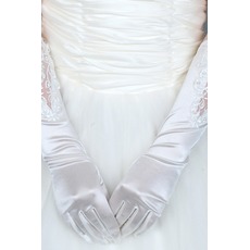 Gants de mariage Salle des fêtes Poétique Tissu Dentelle Appliquer