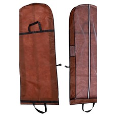 Brune double usage robe portable étanche à la poussière Sac pliage grand mariage pare-poussière