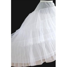 Jupon de mariage Elastic waist Width Two rims Flouncing Wedding dress