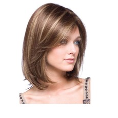 Perruque 30-40 CM High temperature material Short straight Suitable for women