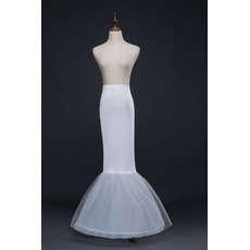 Jupon de mariage Frameless Mermaid Spandex Elastic waist Full dress