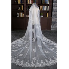 Voile allongé et élargi 3 mètres de long voile de queue accessoires de mariage de mariée en gros