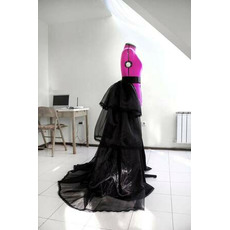 Jupe détachable Jupe en organza Robe de bal noire Jupe en couches Jupe formelle Jupe de mariage taille personnalisée