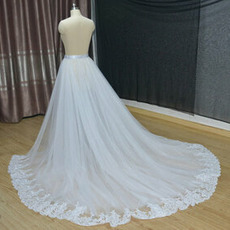 Robe de mariée détachable jupe en tulle accessoires détachables de jupe de mariée taille personnalisée