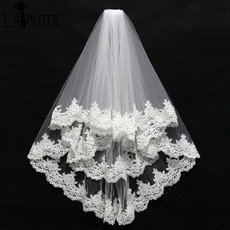 100CM mariée Voile dentelle courte accessoires de mariage Voile