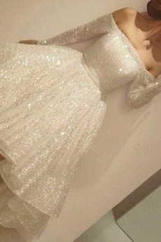 Robe de mariée Asymétrique Naturel taille Zip Épaule Dégagée Tulle