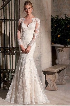 Robe de mariée Jardin Col ras du Cou Manquant Printemps Perle