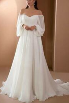 Robe de mariée Grossesse Empire Train de balayage Printemps Zip Sommaire