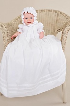 Robe de baptême Lanterne Princesse Longue Naturel taille Petites Tailles