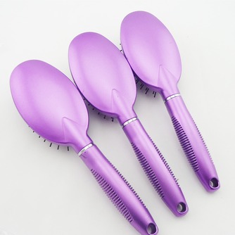 Purple peigne en plastique Massage soins ovale petit miroir & - Page 3