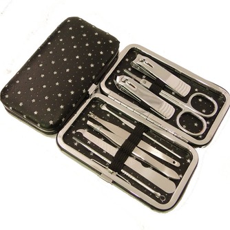 PU cuir valise Festival inox acier 8 pièces Nail Clippers - Page 1