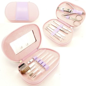 Acier inoxydable cadeau Double-couche 13 pièces costume PU cuir affaire Nail Clippers - Page 3