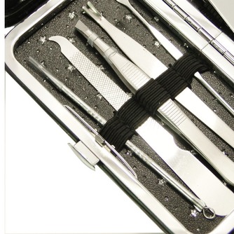PU cuir valise Festival inox acier 8 pièces Nail Clippers - Page 3