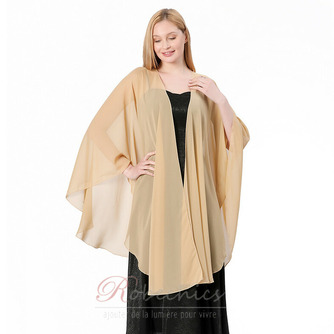 Robe de mariée châle fente en mousseline de soie châle grande taille - Page 16