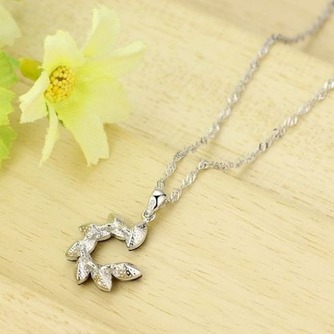 Guirlande argent chaud vente bijou femme Collier & pendentif - Page 4