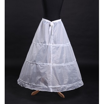 Jupon de mariage Polyester taffeta Simple Three rims Full dress - Page 1