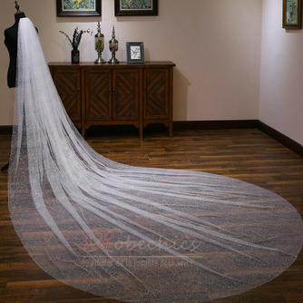 Voile brillant de mariée voile de mariée extra longue queue voile blanc - Page 3