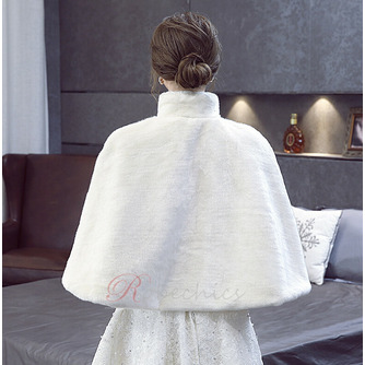Automne et hiver veste chaude manteau de mariée châle imitation fourrure châle - Page 3