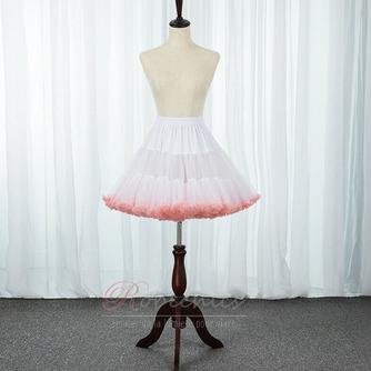 Jupon en tulle gonflé à taille élastique rose, jupons de danse de ballet de princesse Lolita Cosplay, jupe tutu courte en nuage arc-en-ciel 45cm - Page 2