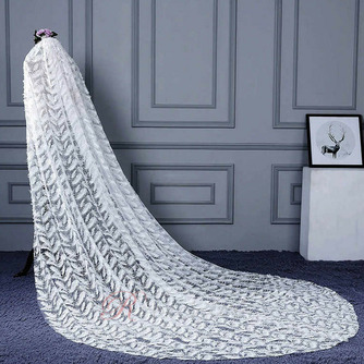 Voile de mariée ivoire 3m plume accessoires de mariage voile voile de mariage fantastique - Page 2