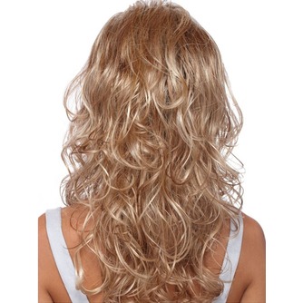Perruque Inclined bangs High temperature material 45-50 CM Long Curly - Page 2