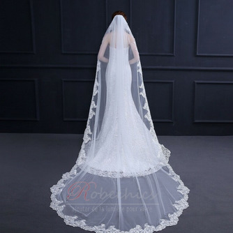 Voile élégant en dentelle avec peigne Voile de mariée de 3 mètres de long - Page 2