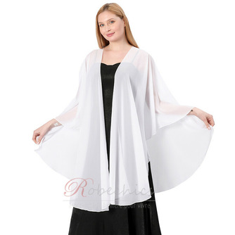 Robe de mariée châle fente en mousseline de soie châle grande taille - Page 5