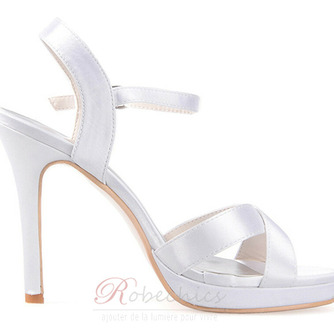Croix haut de gamme personnalisé ceinture mince femmes sandales chaussures de mariage en satin chaussures de banquet - Page 1