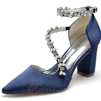 Satin Bride Demoiselle D'honneur Chaussures Rose Chaussures De Mariage Dîner Soirée Performance Talons Hauts - Page 16