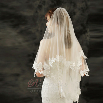 Voile de mariée en dentelle de mariée voile de mariage court avec des accessoires de mariage de voile peigné de cheveux - Page 5