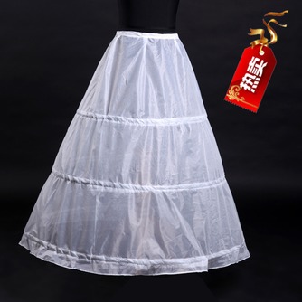 Jupon de mariage Polyester taffeta Simple Three rims Full dress - Page 2