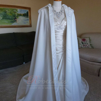 200CM mariée châle manteau de mariage manteau châle à capuche blanc - Page 7