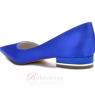 Chaussures à bout pointu Chaussures plates en satin Chaussures de soirée pour femmes - Page 6