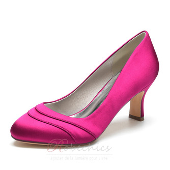 Chaussures de soirée à talons hauts en satin sexy à bout ouvert - Page 9