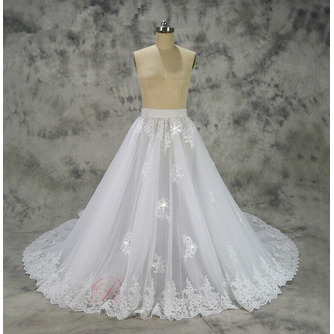 Princesse amovible grand train robe de mariée jupe en dentelle jupe amovible accessoires de mariage taille personnalisée - Page 1