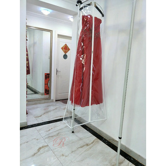Sac de robe de mariée allongé robe de mariée transparente épaissie traînant sac de rangement anti-poussière pvc - Page 4