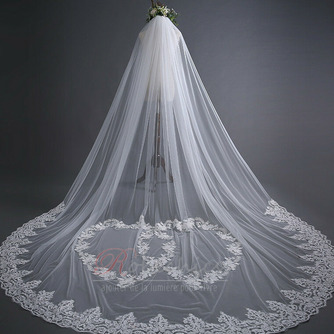 Dentelle de mariage voile mariée voile de fuite 3 mètres de long accessoires de mariage usine en gros - Page 1