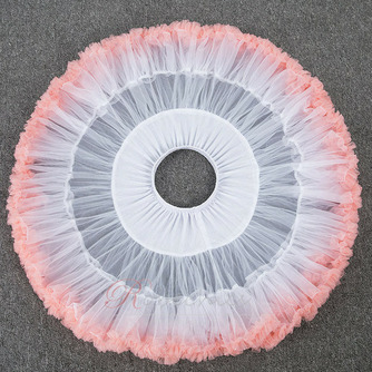 Jupon en tulle gonflé à taille élastique rose, jupons de danse de ballet de princesse Lolita Cosplay, jupe tutu courte en nuage arc-en-ciel 45cm - Page 4