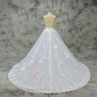Princesse amovible grand train robe de mariée jupe en dentelle jupe amovible accessoires de mariage taille personnalisée - Page 3
