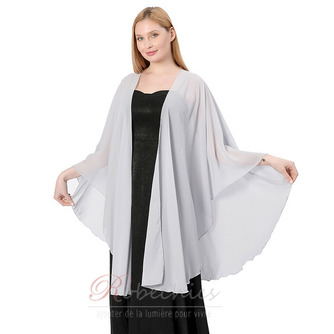 Robe de mariée châle fente en mousseline de soie châle grande taille - Page 11