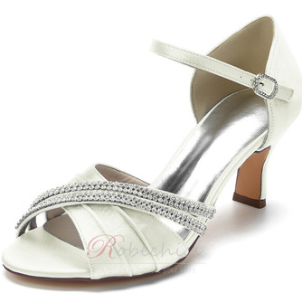 Chaussures de mariage papillon en satin côté talons aiguilles creux talons aiguilles vertes - Page 2
