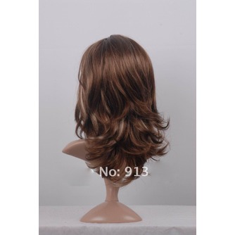 Perruque Inclined bangs Suitable for women Long Curly Long Curly - Page 4