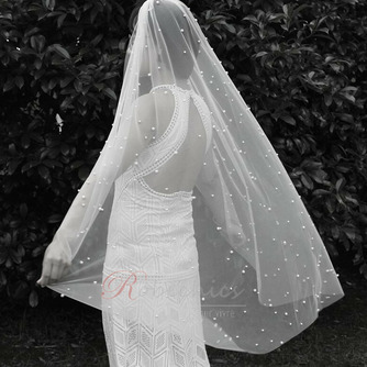120CM voile de perle de mariée Voile Short Voile accessoires de mariage - Page 1