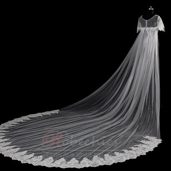 Cape de mariée en dentelle de tulle châle veste châle de mariée - Page 2